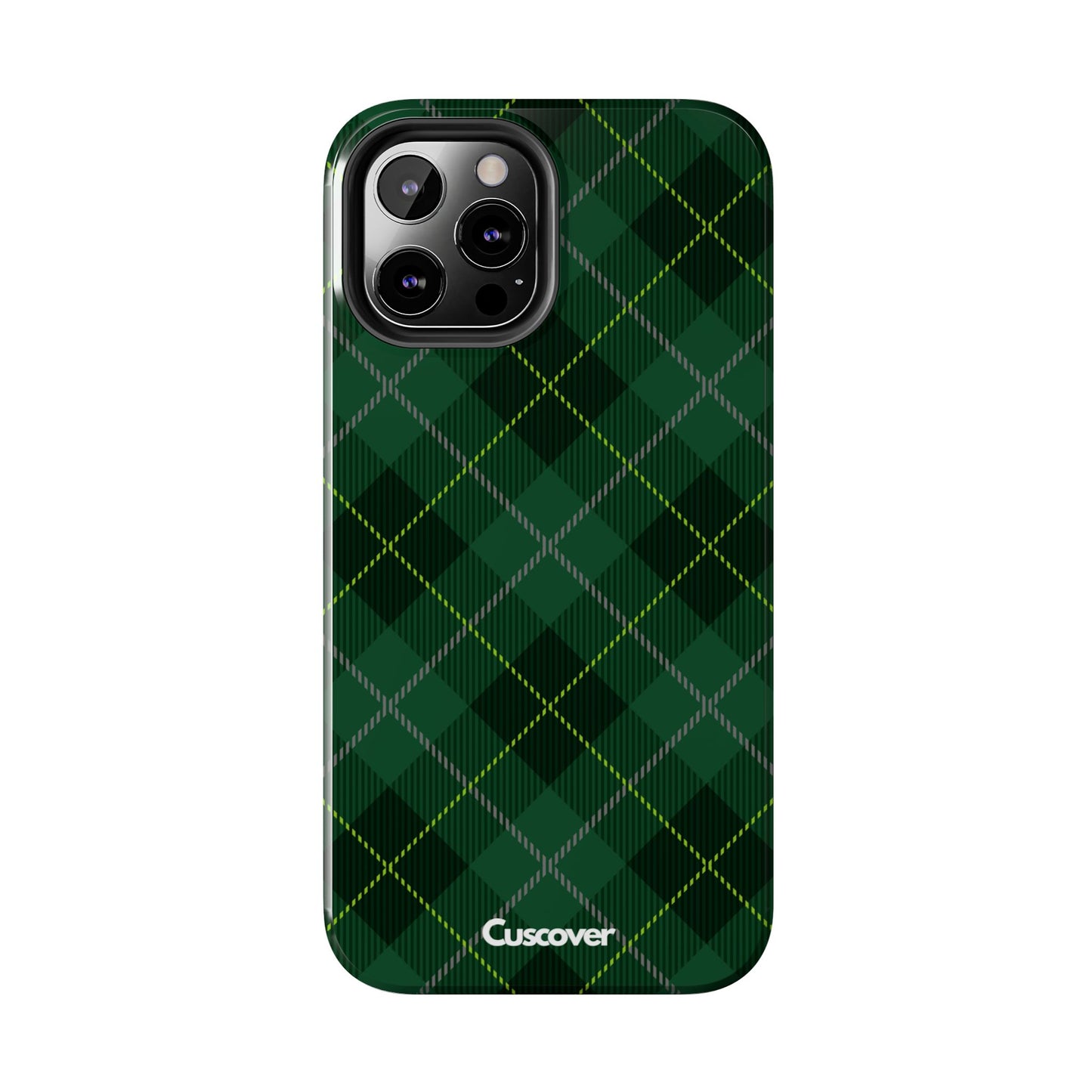 Green Tartan Phone Case
