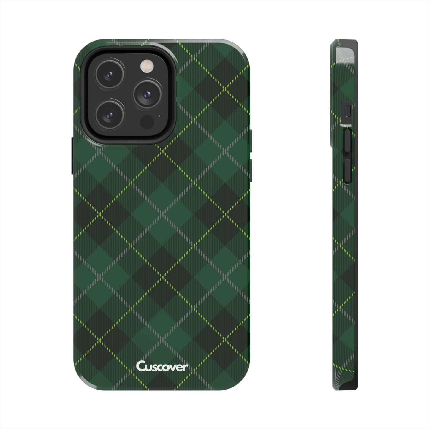 Green Tartan Phone Case