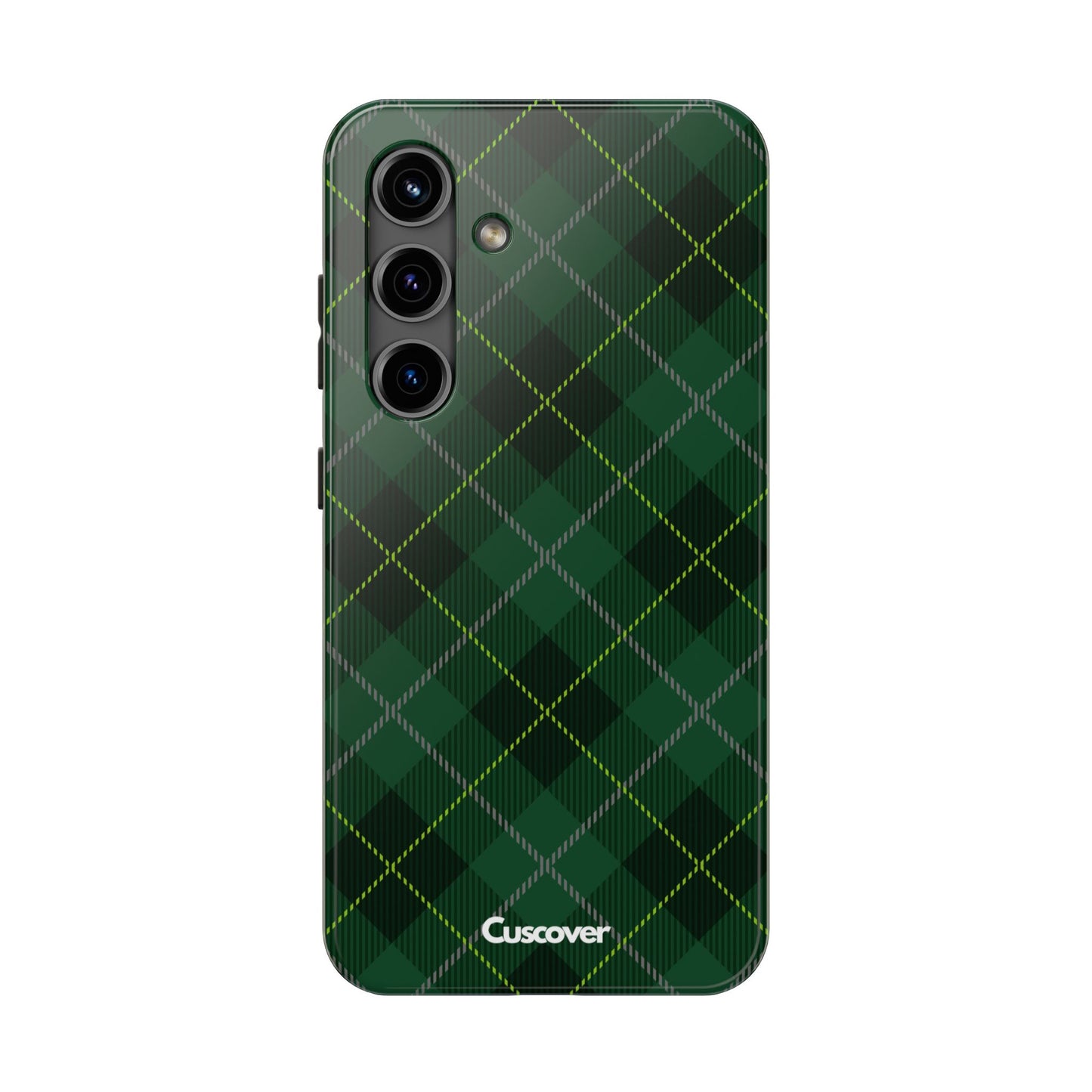 Green Tartan Phone Case
